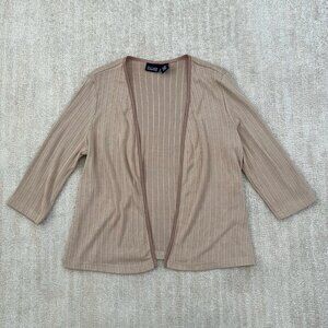 Vintage Hillard & Hanson Cotton Cardigan Knit Top 10